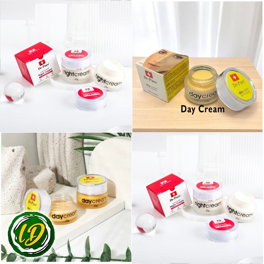 DR PURE NIGHT CREAM | DAY CREAM | DR PURE KRIM SIANG | KRIM MALAM |