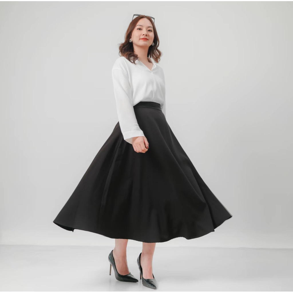 Maxi Skirt Black Severli Fuji Skirt