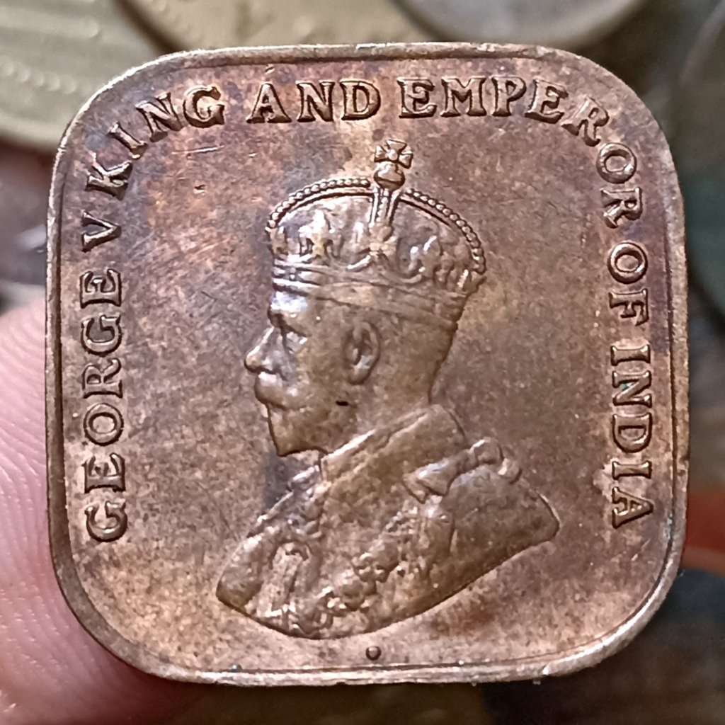 Koin Kuno Straits Settlements (British Malaysia) 1 Cent - George V 1919