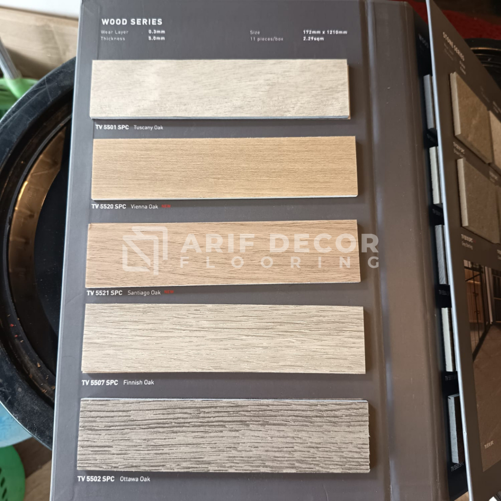 spc taco 5mm spc flooring spc taco harga spc taco ukuran lantai spc taco motif kayu