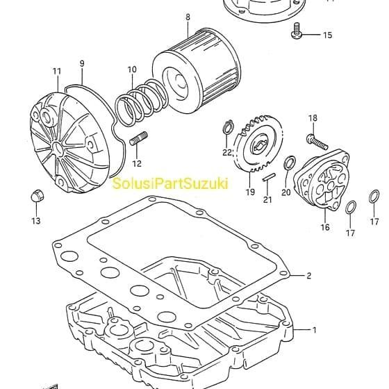 Filter Oil Suzuki GS500 (Gb. 8)