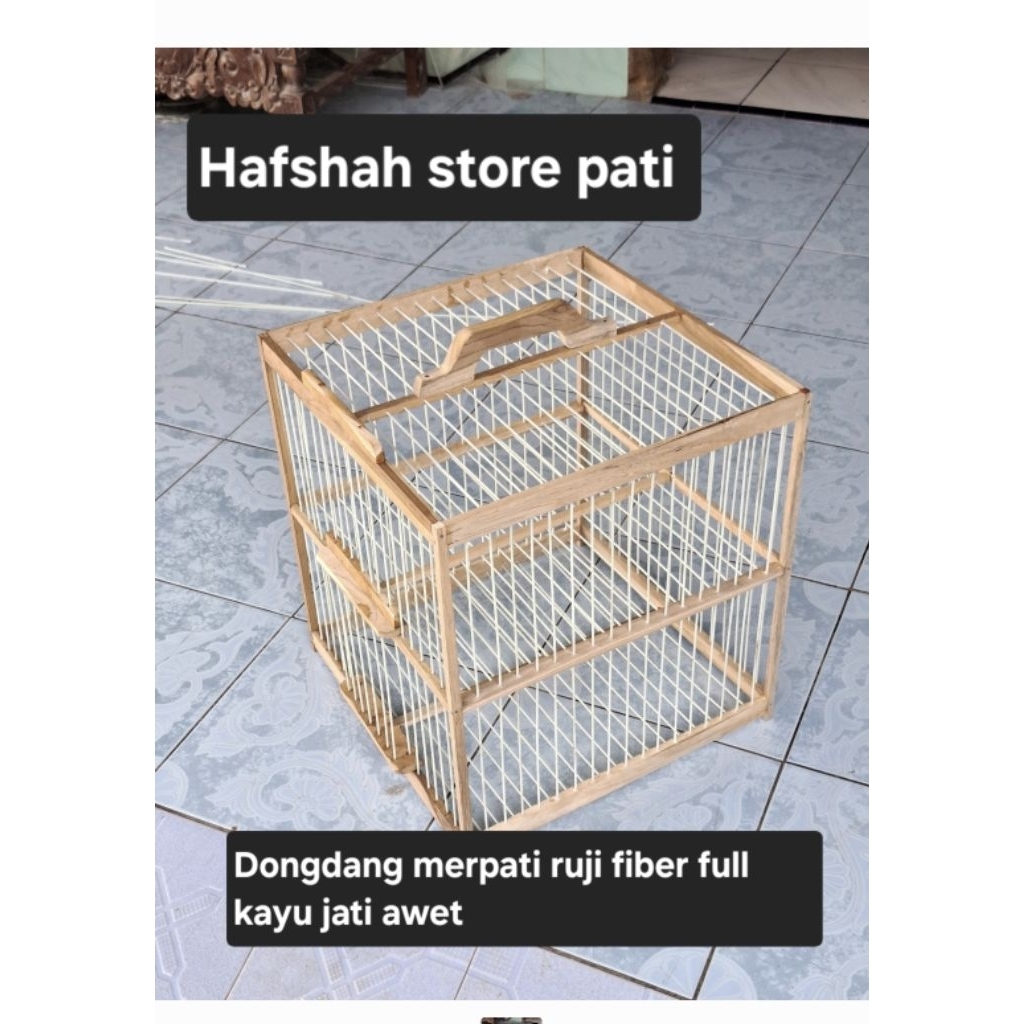 (AMBRUKAN) DONGDANG MERPATI RUJI FIBER FULL JATI
