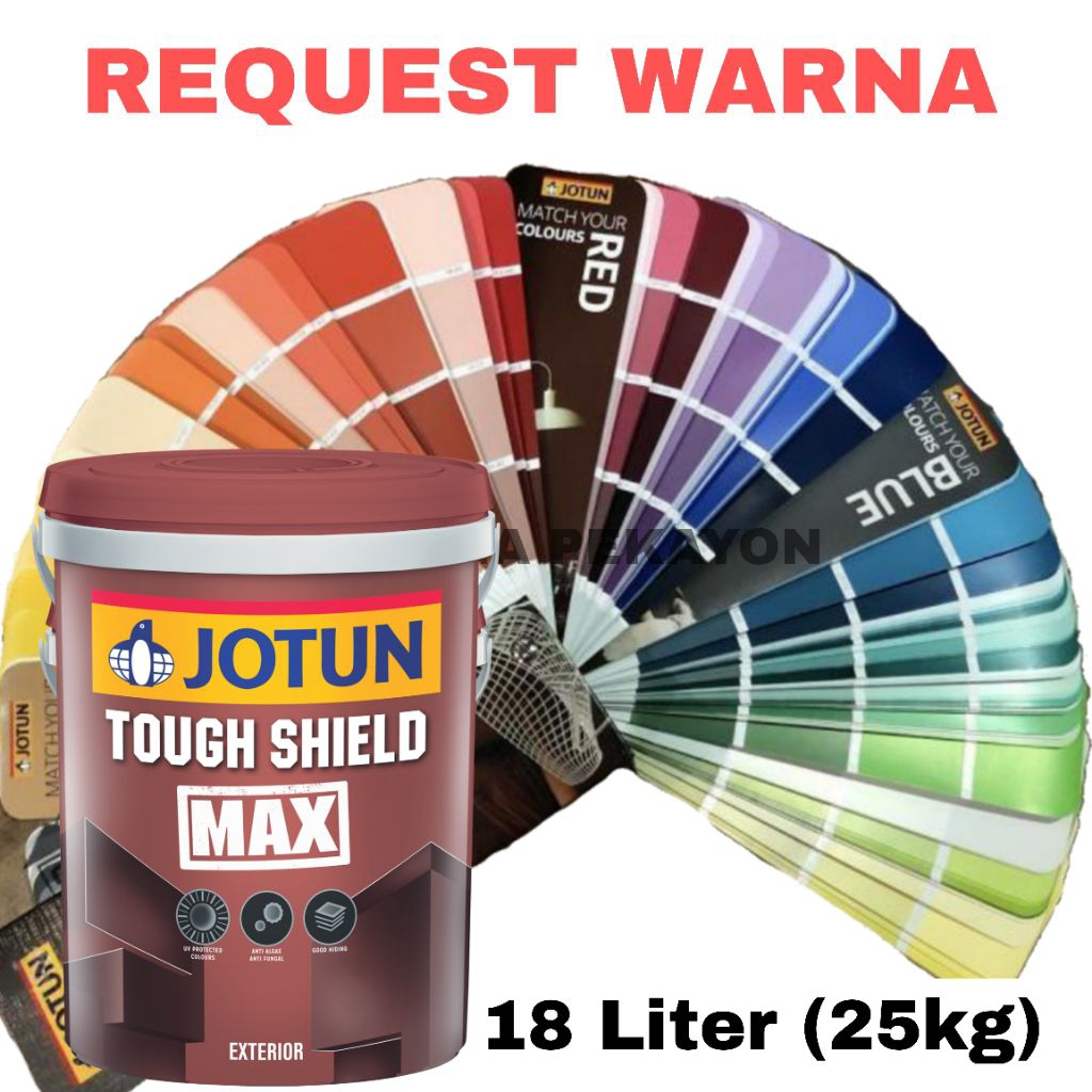 REQUEST WARNA Jotun Tough Shield Max 18Liter (25kg) Cat Dinding Tembok Exterior