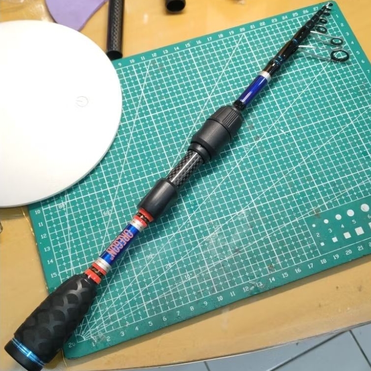 Joran telescopic spinning Oregon silincah 210cm/702. Ultralight custom fishing rod Jor_Joran