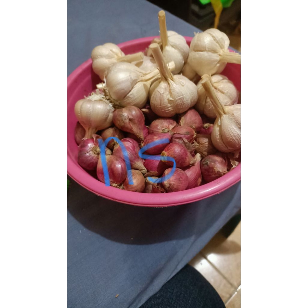 bawang merah mix bawang putih Kateng 1kg
