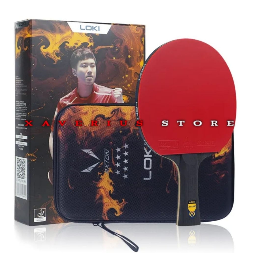 Bet/Bat Pingpong Loki 7/9 Star Carbon ORIGINAL 100%