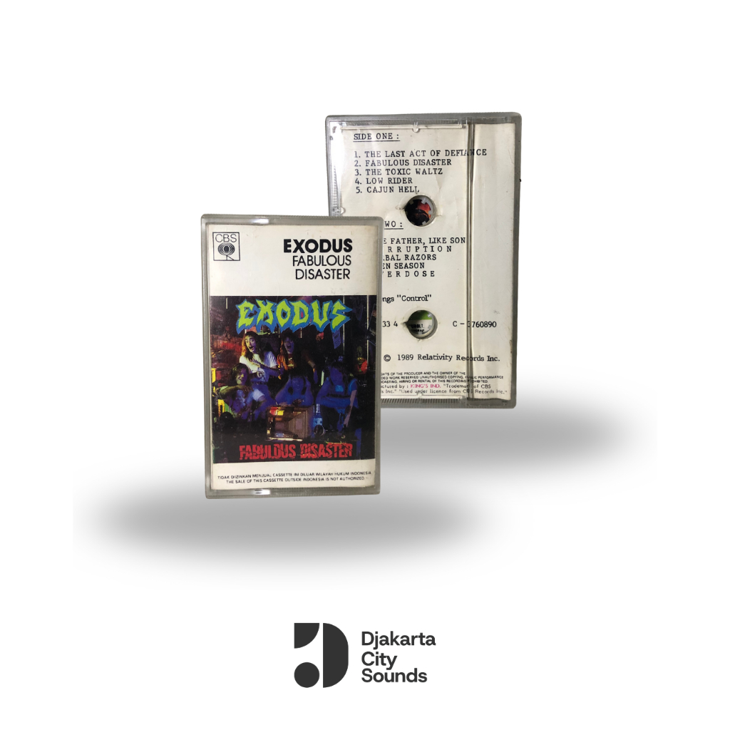 Kaset Pita Exodus - Fabulous Disaster