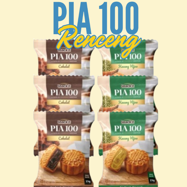 MURAH Pia 100 Snack It 1 Renceng isi 10pcs