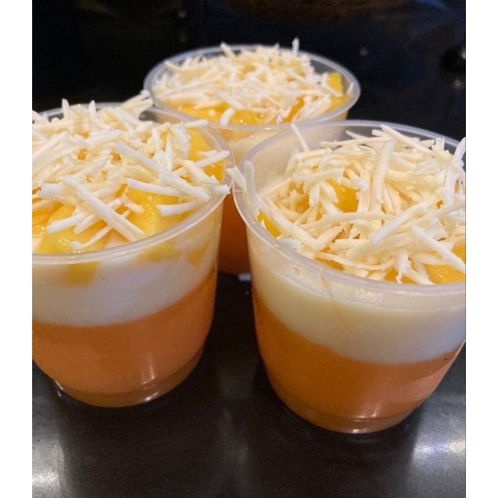 Pudding rasa mangga
