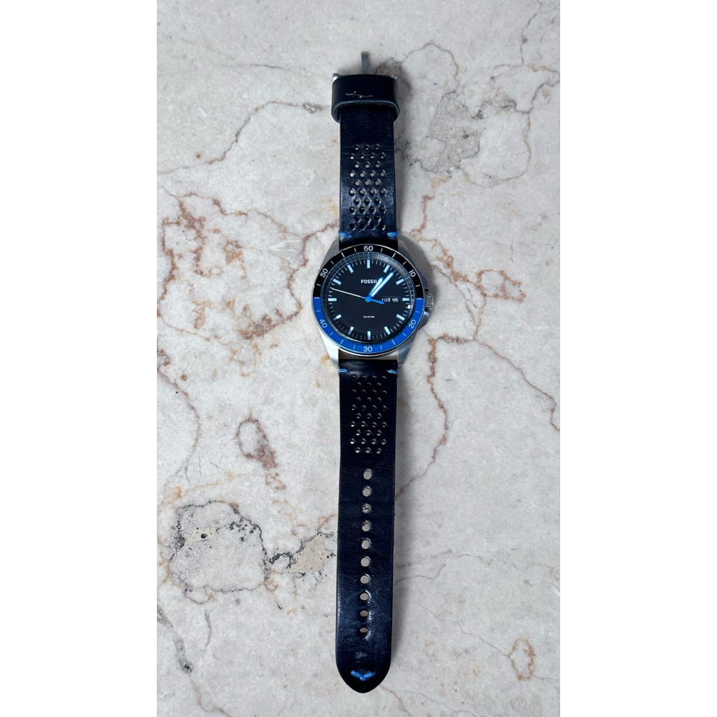 Jam tangan pria Fos sil FS 5321 Black - Preloved