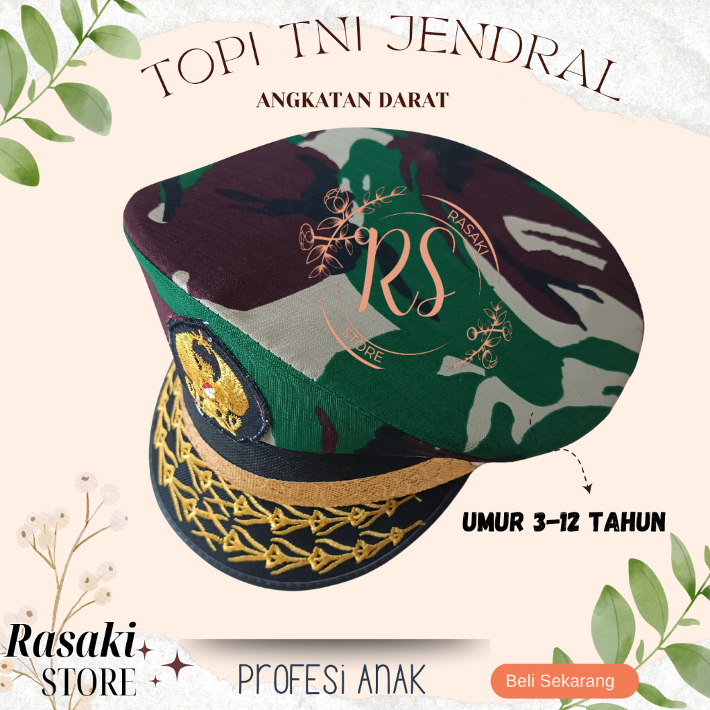 TOPI TENTARA LORENG  TOPI TNI JENDRAL TENTARA NASIONAL INDONESIA TNI WANITA TNI LAKI LAKI TNI PEREMP