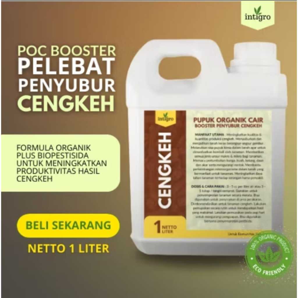 COD Pupuk Organik Cair Cengkeh / Booster Cengkeh / Nutrisi Cengkeh / POC Cengkeh Kemasan 1 Liter