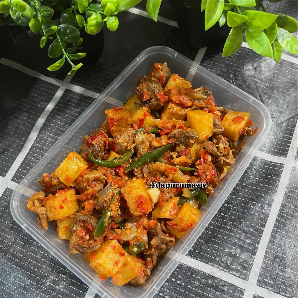 MASAKAN RUMAHAN CATERING SAMBAL BALADO REMPELO KENTANG