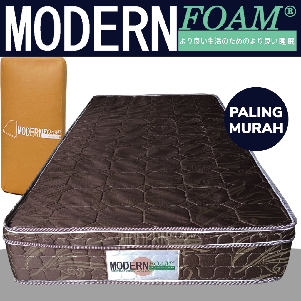Kasur Busa Kasur Plushtop Quilting Modern Foam Mirip Spring Bed 90x200 120x200 160x200 180x200