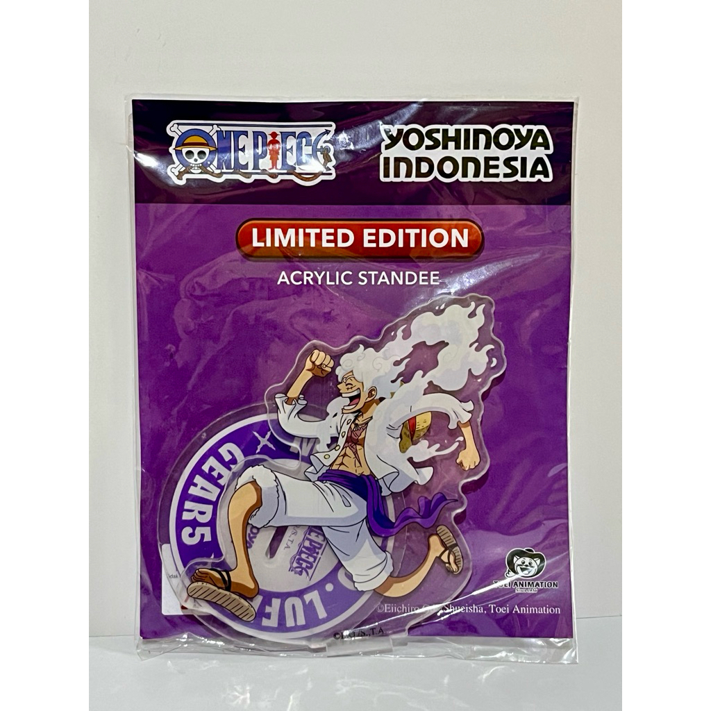 Stande Akrilik One Piece x Yoshinoya “Luffy Gear 5”
