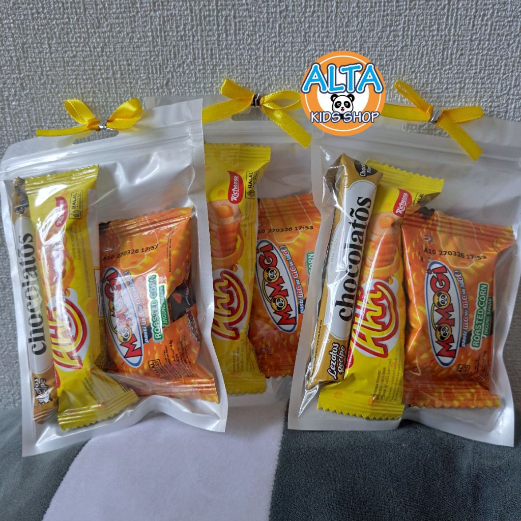 Bingkisan Jajan tema Kuning / Jajan Mini / Snack Gift / Mini gift snack / Mini Hampers