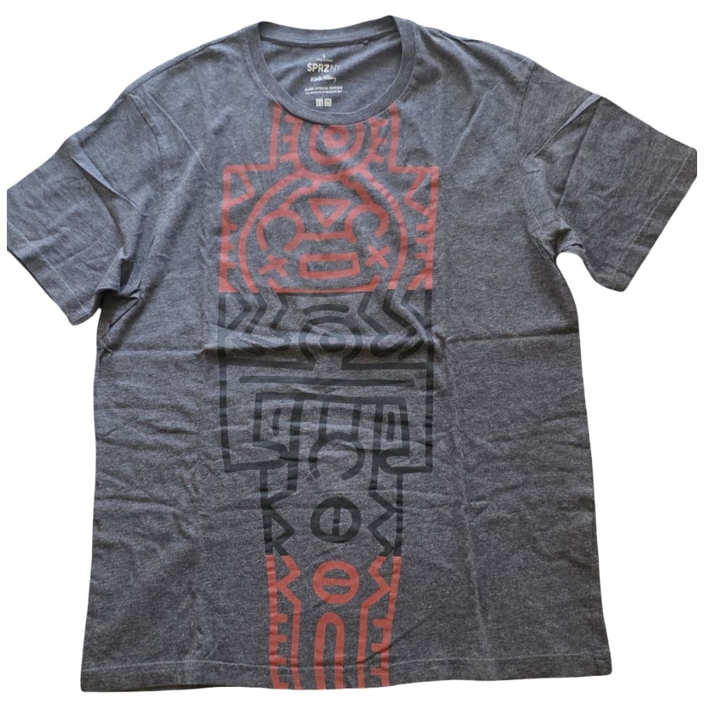 Kaos Uniqlo Sprzny Keith Haring Size L
