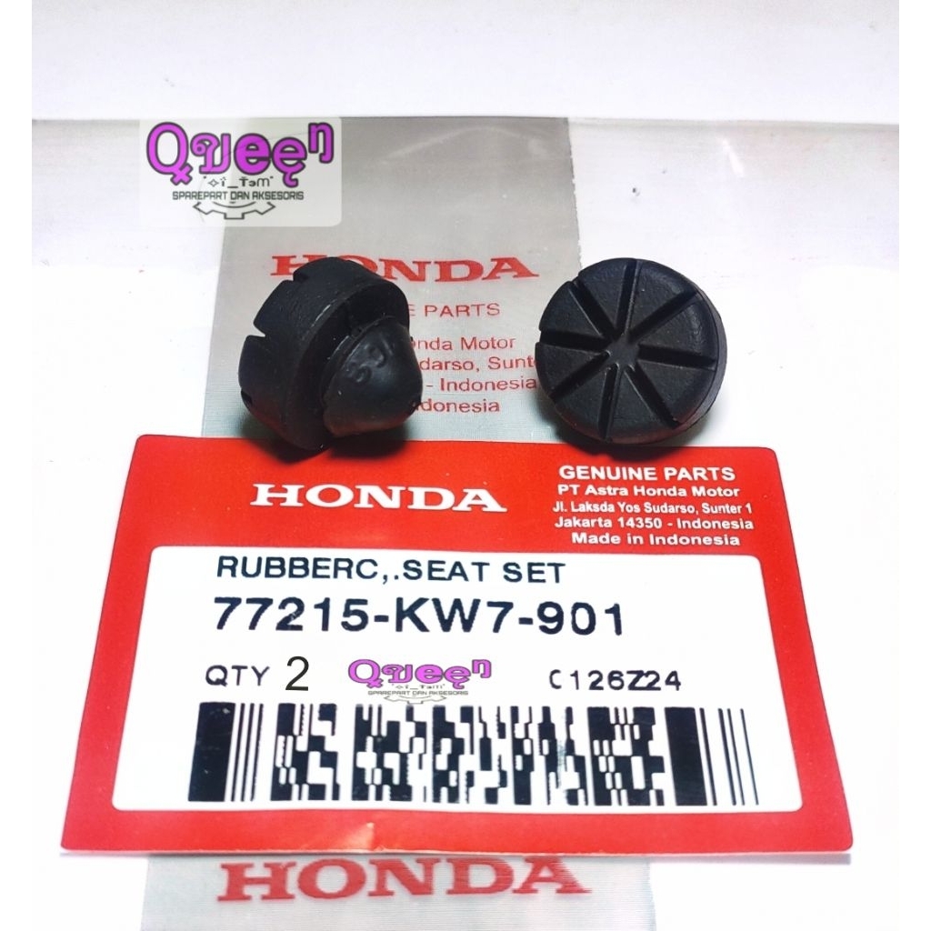 Karet bantalan jok Honda Beat Vario Scoopy PCX Spacy Stylo Karet ganjel dudukan jok Honda Vario Scoo