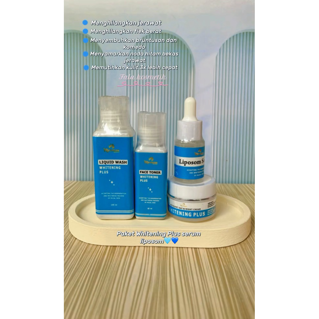 Paket Whitening Plus Nyoman Skincare / Nyoman Biru Paket Super / Paket Lengkap Whitening Super