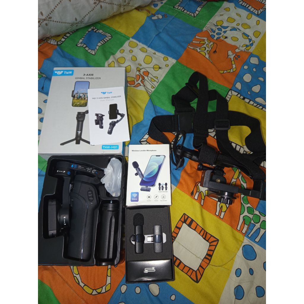 Preloved Gimbal, Mic dan Strap
