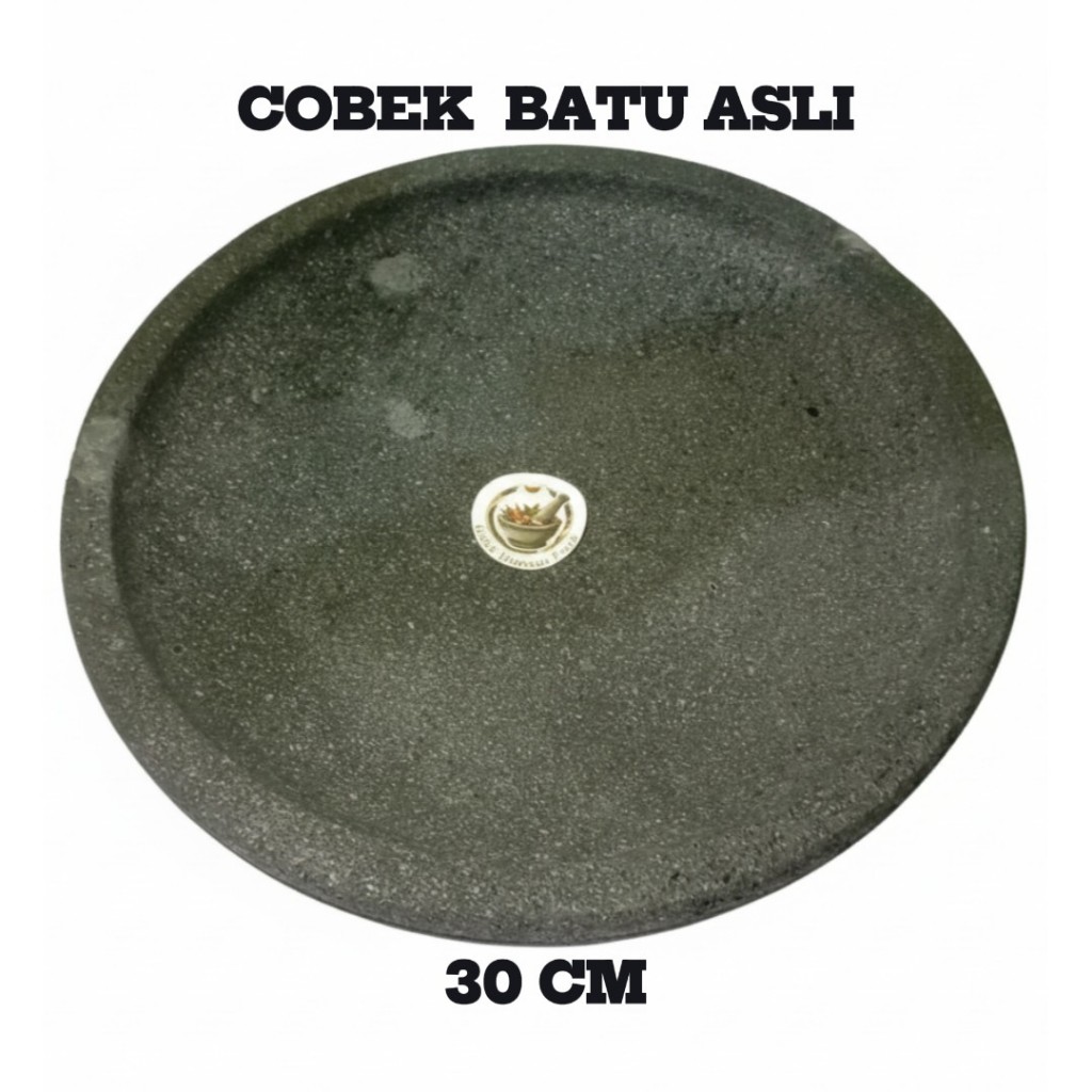 Cobek Batu Asli 30 cm Cobek Batu Asli 100% Original Cobek Batu Gunung Merapi