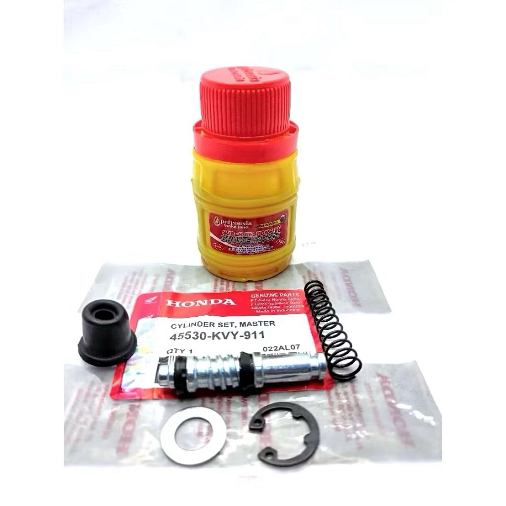 1SET SEAL SIL MASTER REM + MINYAK REM HONDA BEAT FI VARIO 125 SCOOPY SPACY BLADE REVO ABSOLUTE GENIO