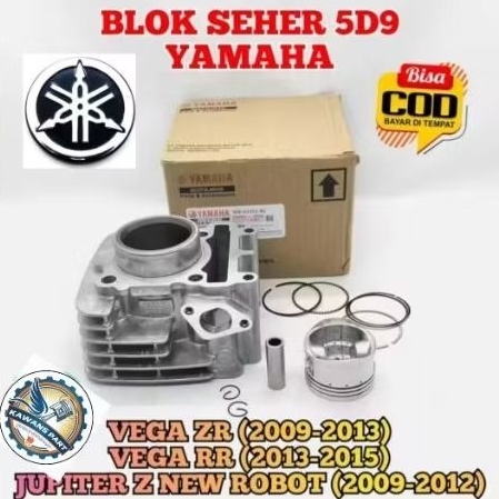 Blok Seher Kit ORIGINAL YAMAHA (5D9) Vega ZR /Jupiter Robot /Vega RR
