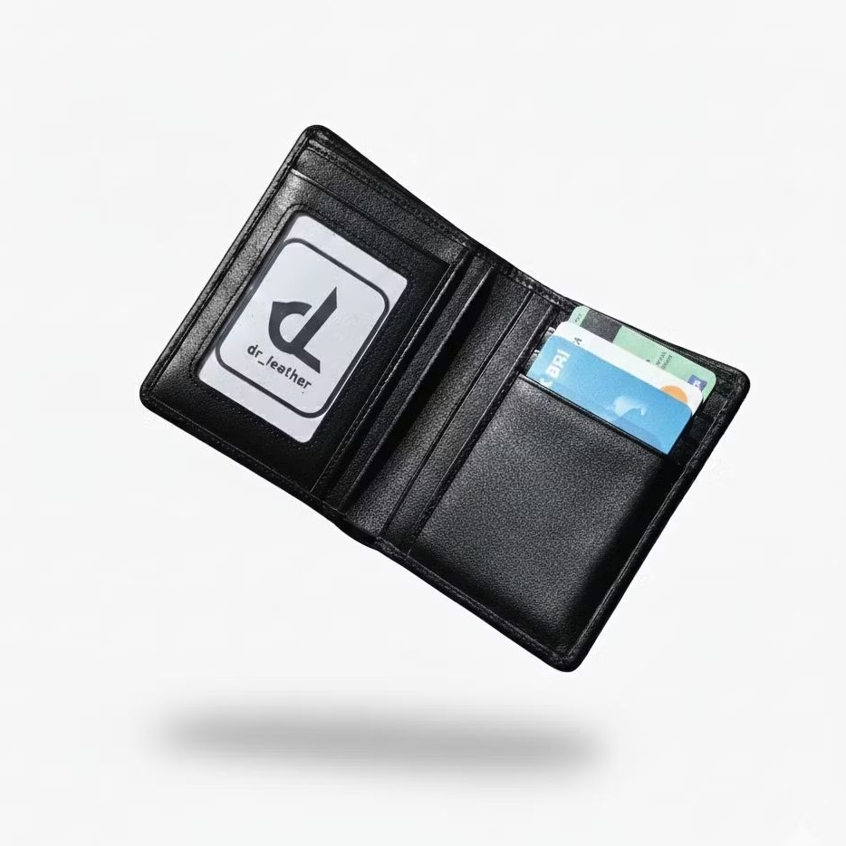 dr_leather NEW PRODUCT 2025 3/4 MINI  - Dompet Lipat Berdiri Pria Wanita Model Simple Slim Ukuran 11