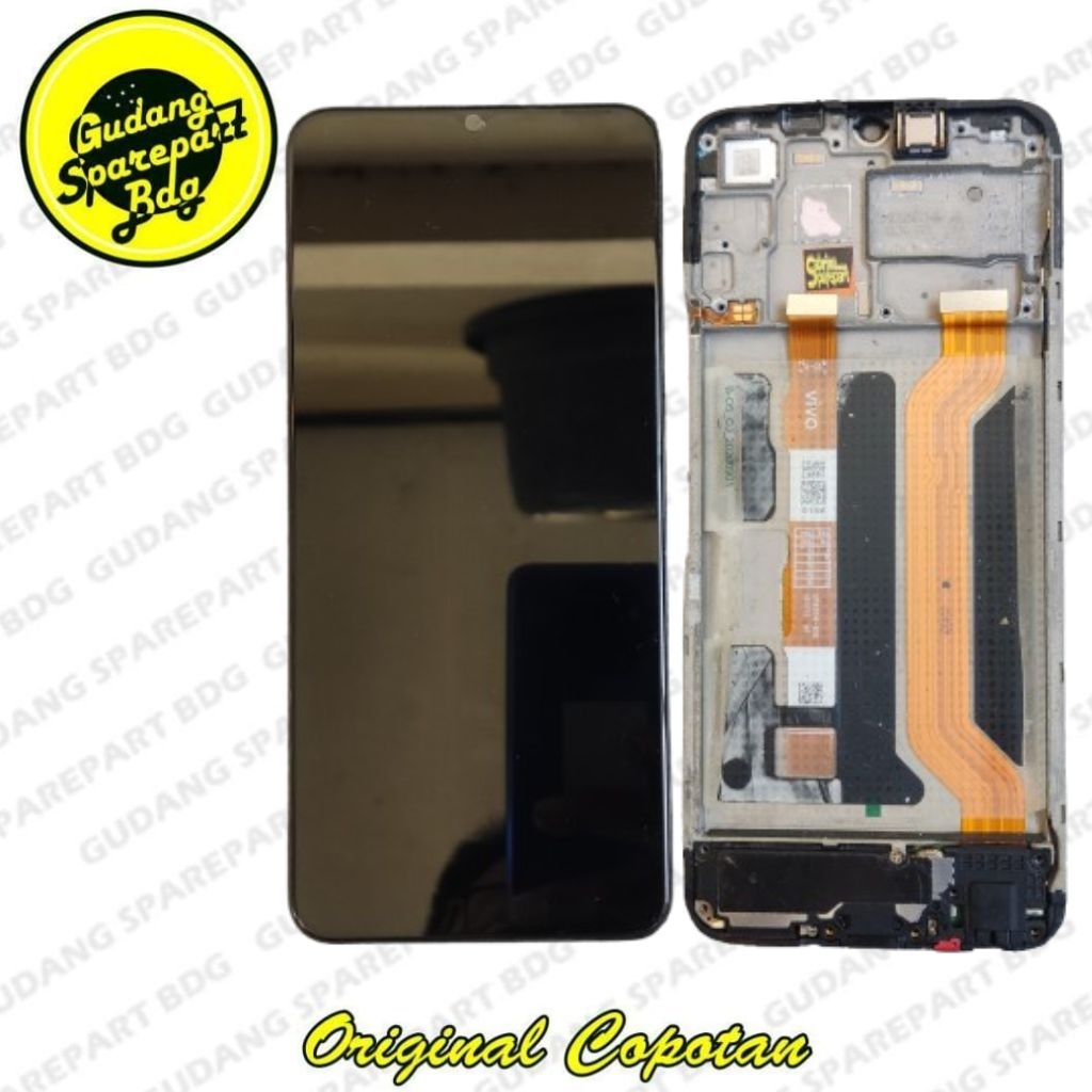 Lcd Freme  Vivo Y20  fullset Original bawaan Hp