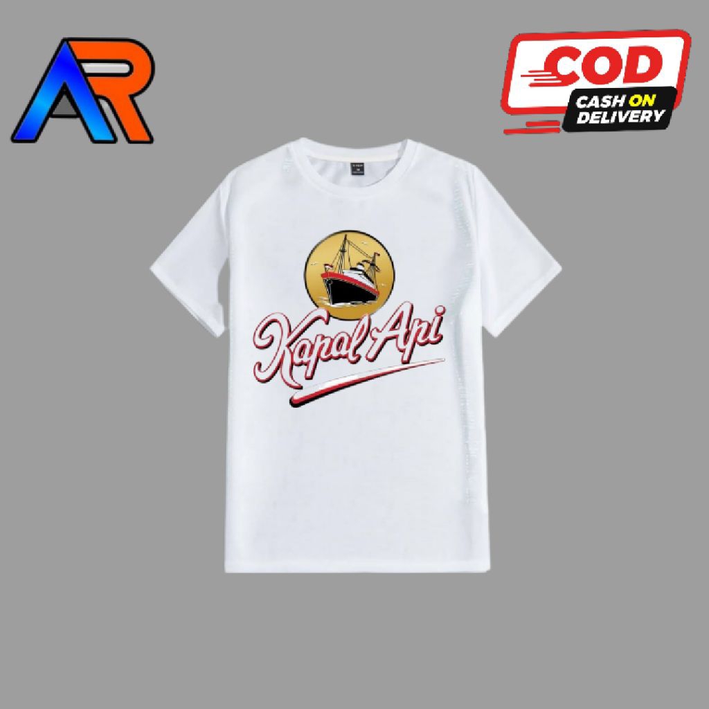 Kaos Kapal Api Semi Cotton 30s