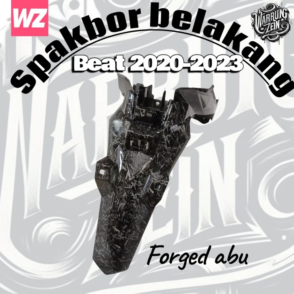 carbon spakbor belakang beat 2020-2023