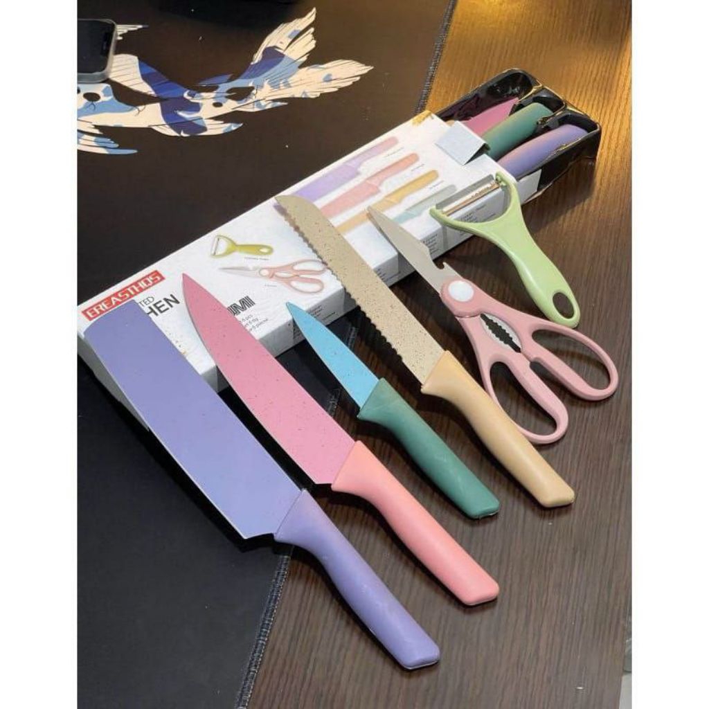 pisau set sultan - set pisau dapur premium