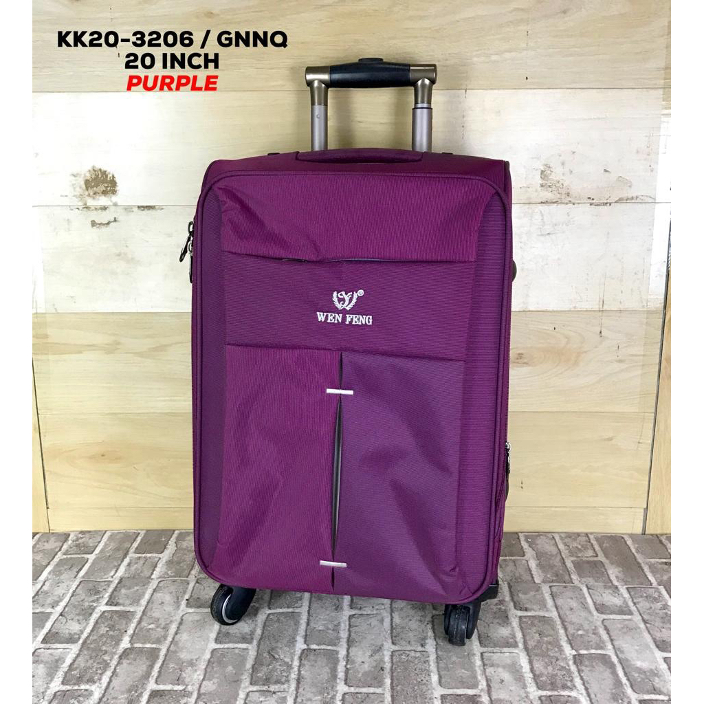 koper kabin 20in bahn kain kanvas tebal bagus import  roda 4