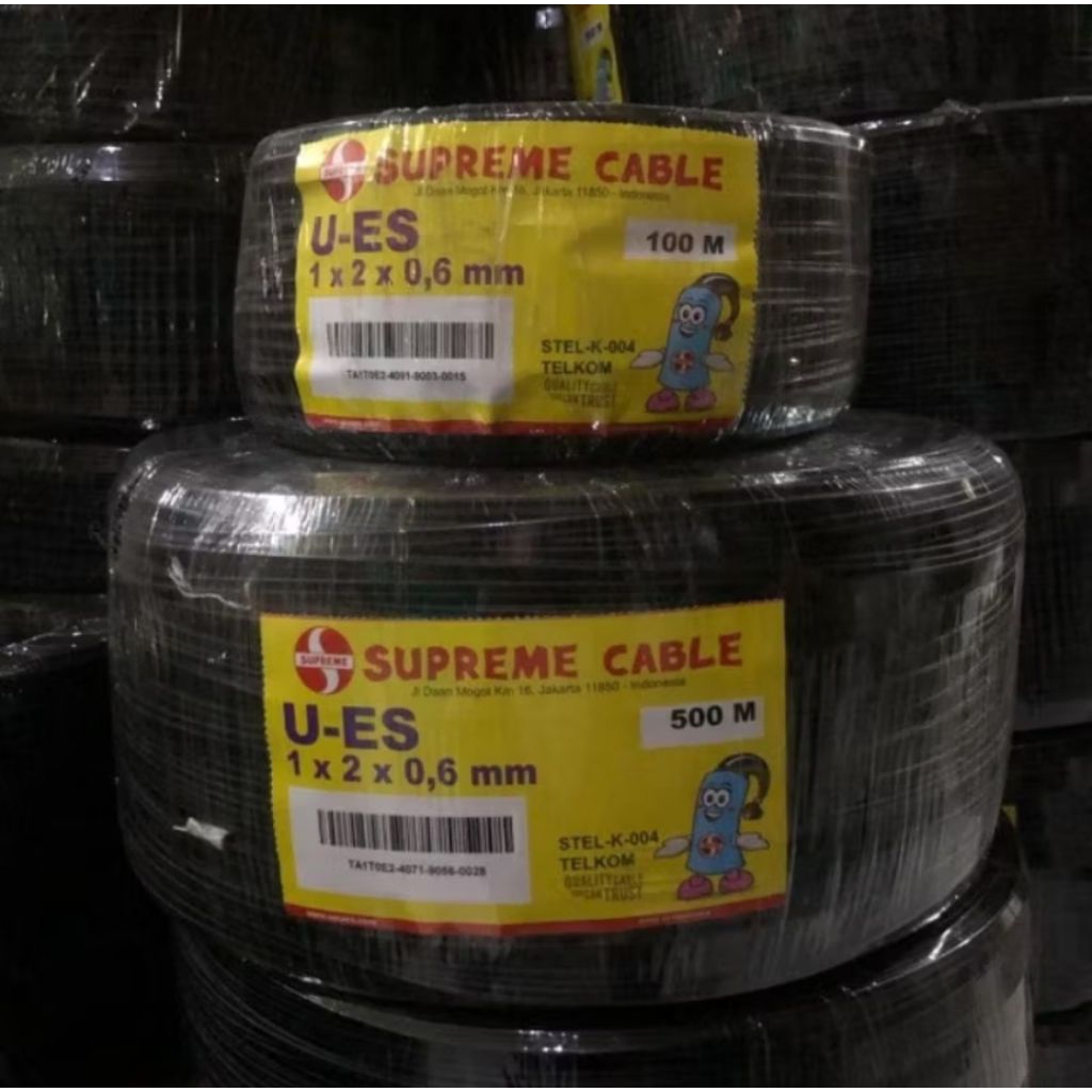 Kabel Telpon Supreme 100m Dropwire Outdoor