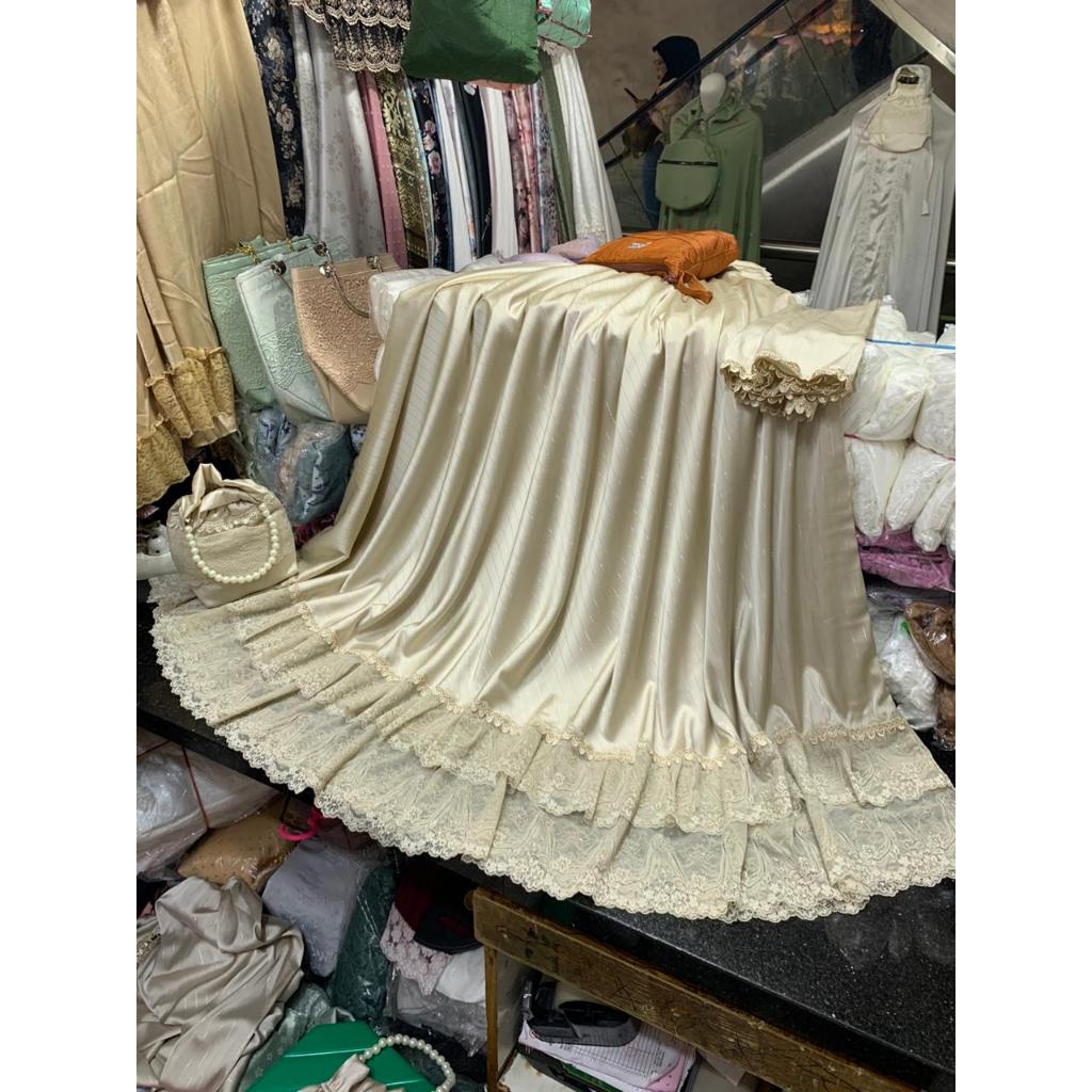 MUKENA SUTRA SILK METALIK/MUKENA PREMIUM/MUKENA TERBARU/MUKENA MEWAH/MUKENA SUTRA