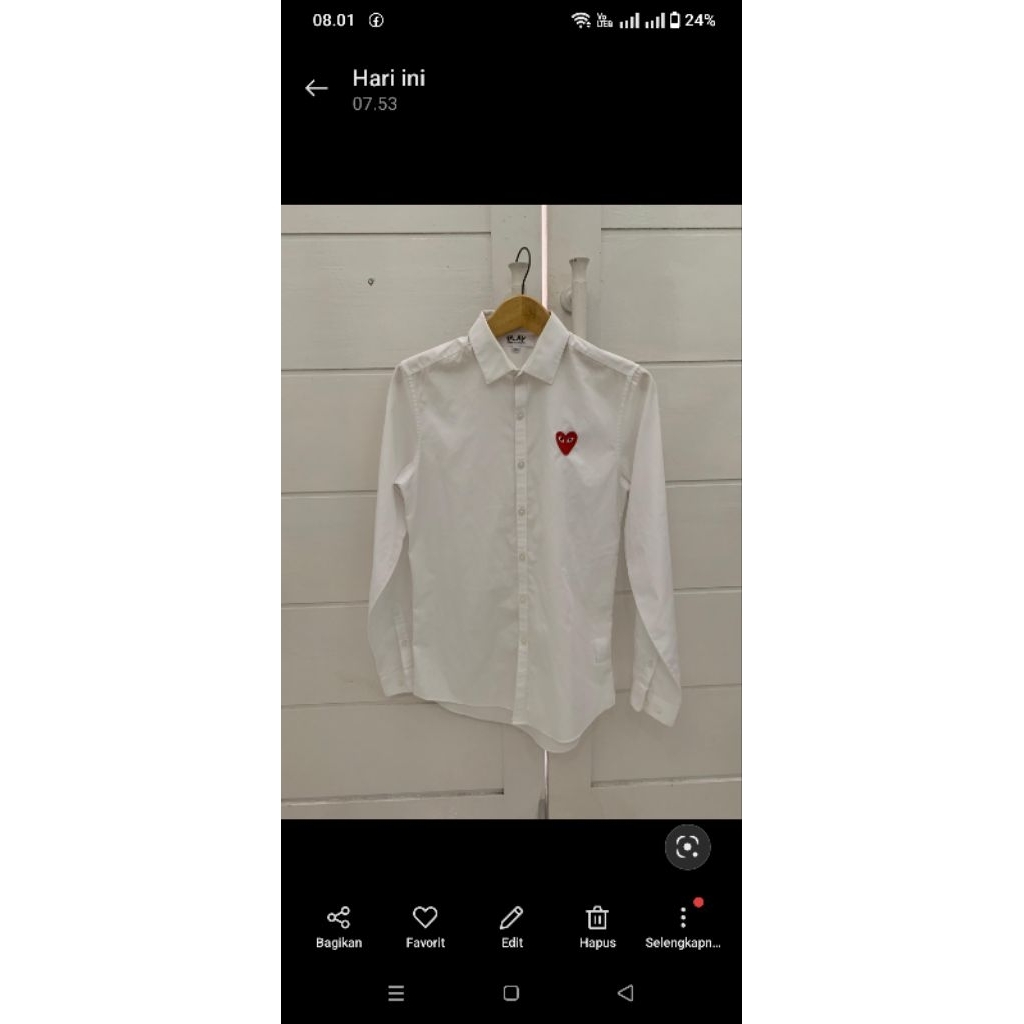 kemeja cdg