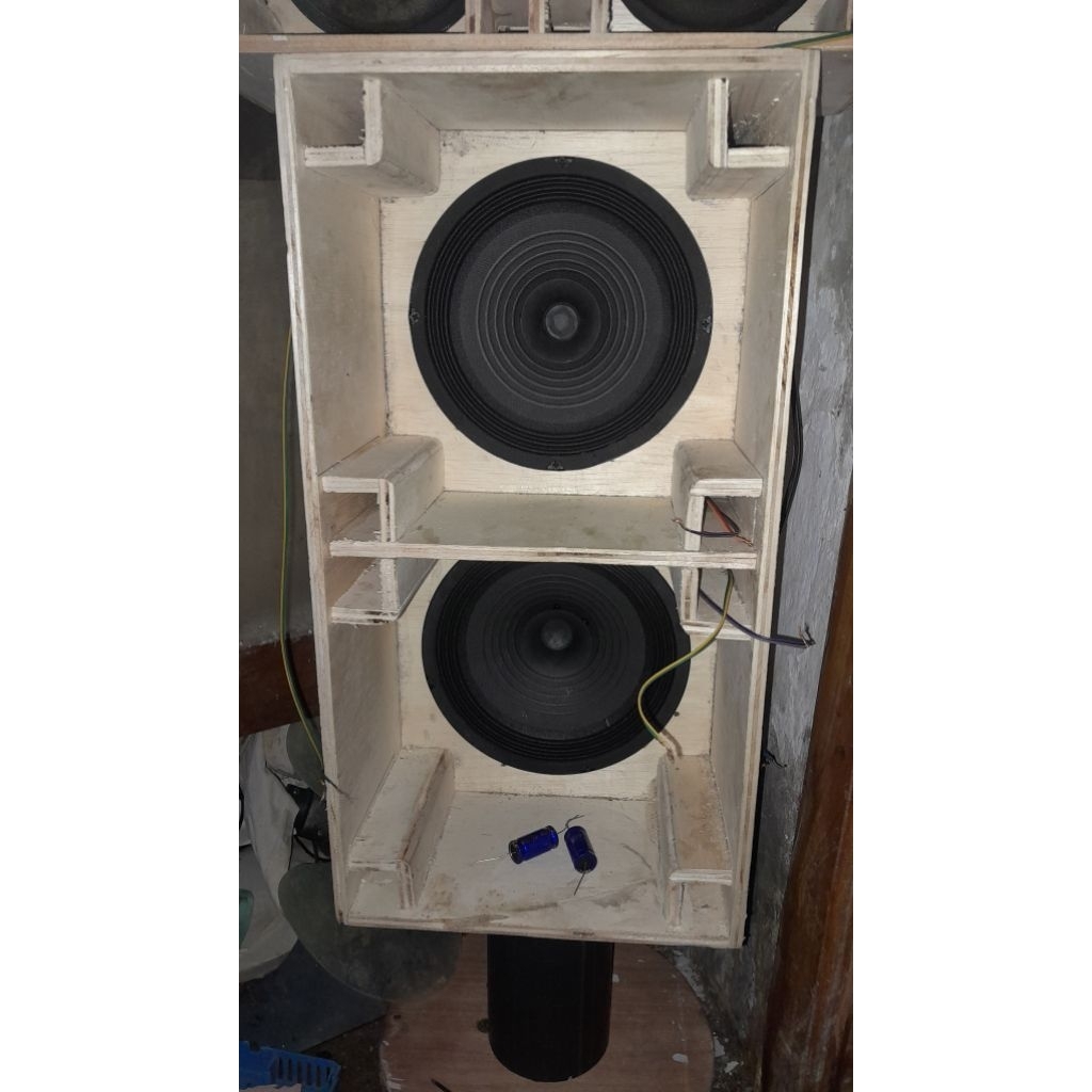 speaker marcopolo mc8100 + box planar 8 inch double