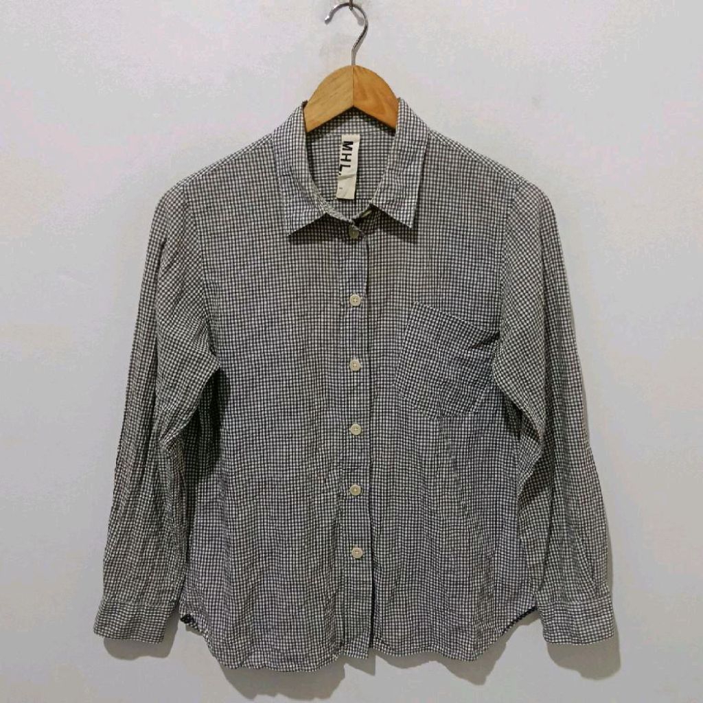 MHL Margaret Howell Gingham Check Shirt Women
