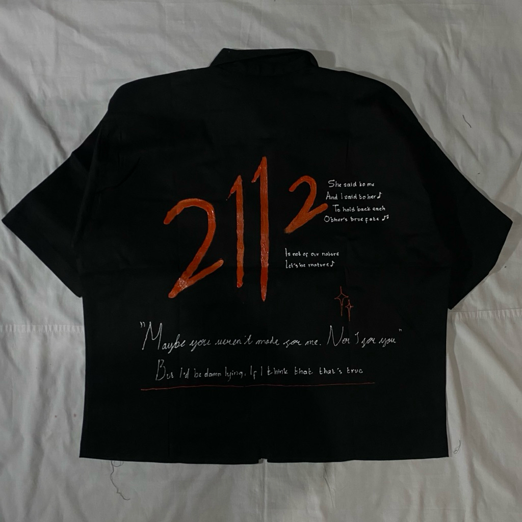 Kemeja Boxy Custom Handpainted Reality Club - 2112