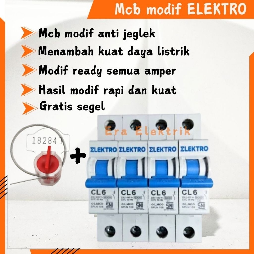 Mcb modif pln elektro 2a-63a mcb modif anti jeglek kualitas ori
