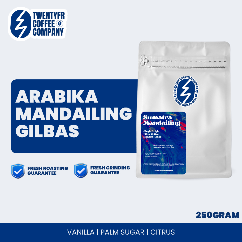 Kopi Arabika Sumatra Mandailing - Biji Kopi Arabika Mandailing 250gr