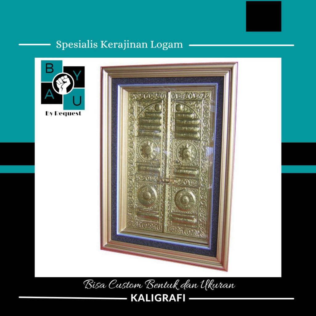 HIASAN DINDING KALIGRAFI TEMBAGA & KUNINGAN