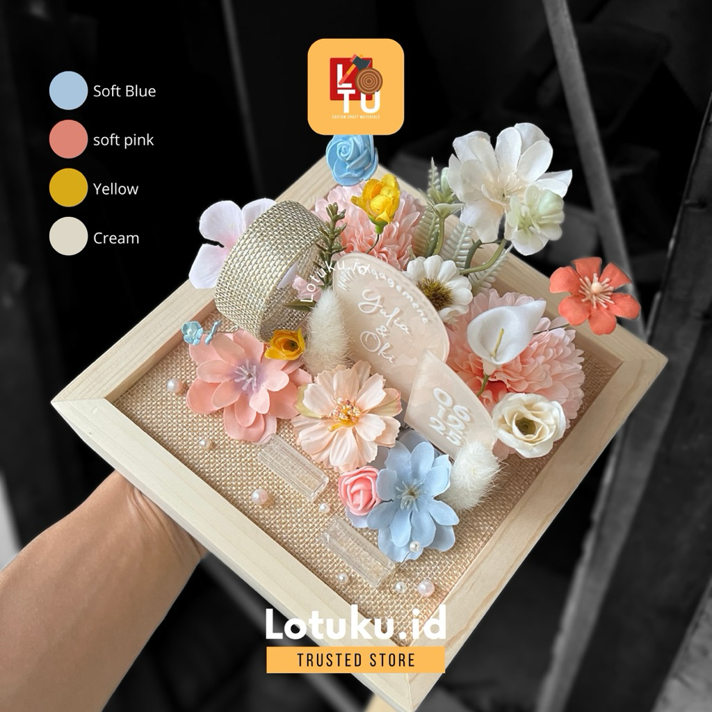 tempat cincin | kotak cincin tunangan | box cincin pernikahan | Ring box rustic