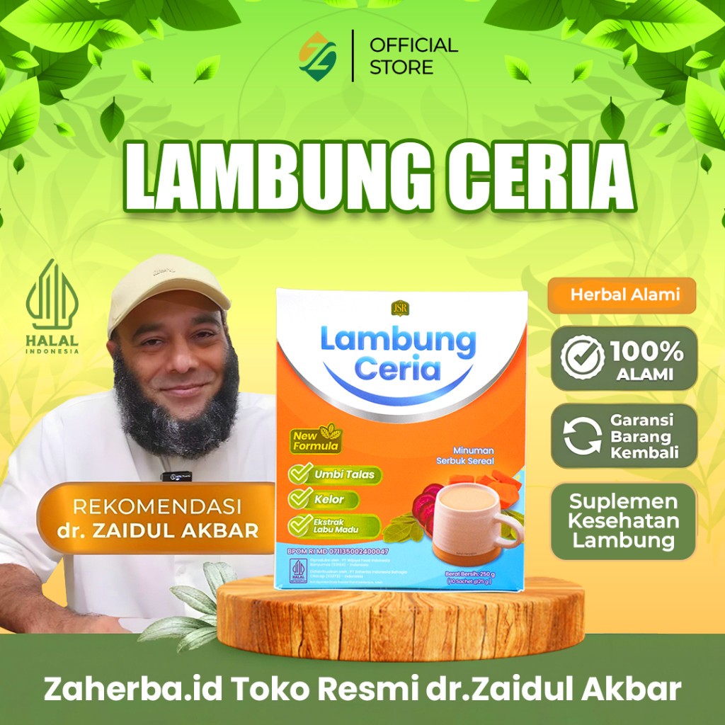 LAMBUNG CERIA - Obat Lambung | Herbal dr. Zaidul Akbar