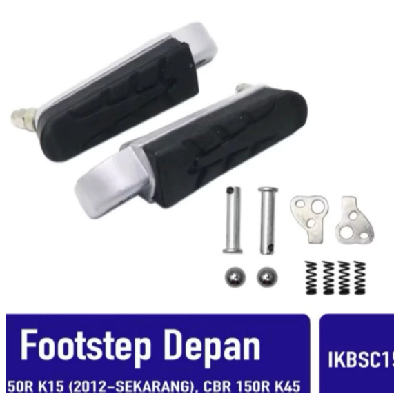 Footstep depan CBR150R 1set / step depan cbr150r standar ori SS6