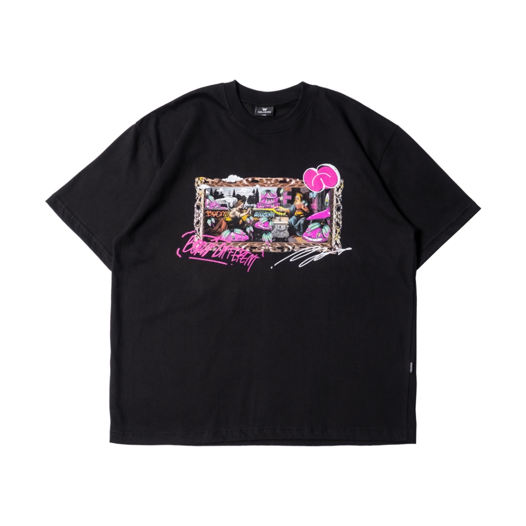WELLBORN X BRONTO Oversized Heavyweight T-shirt Black