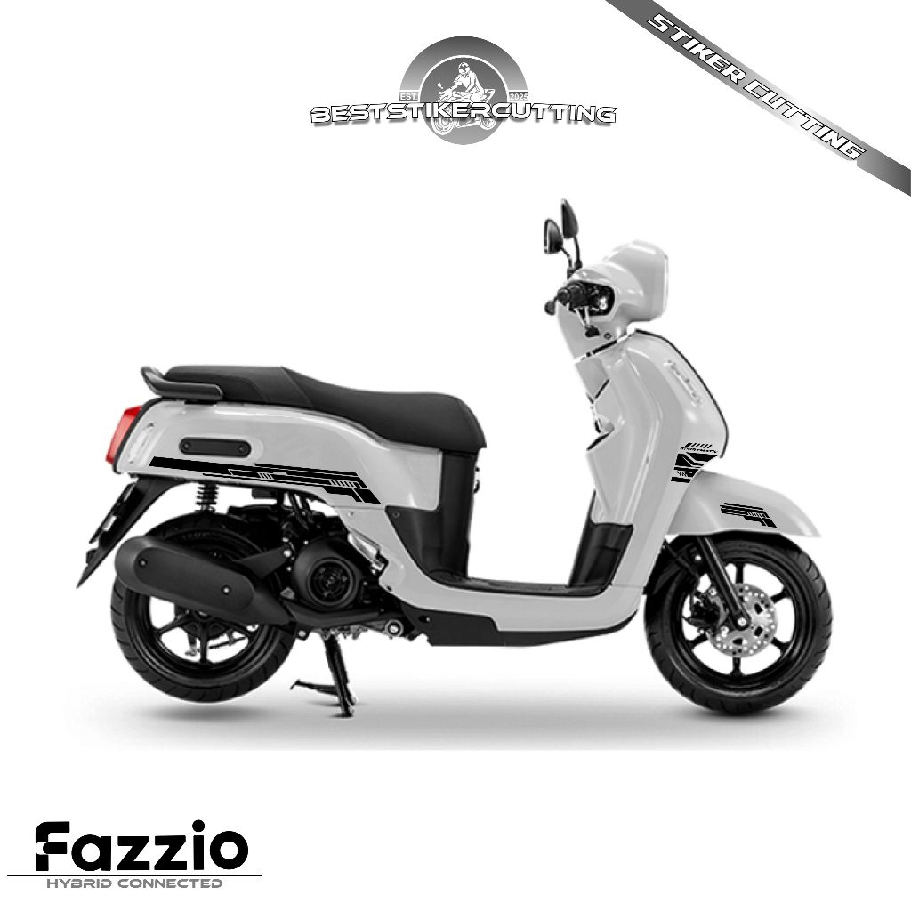 STICKER CUTTING FAZZIO MIF 07/STRIPING FAZZIO SIMPEL/STIKER MOTOR/LOGO RR/SKOTLET/STOCK DECALS/LIS/L