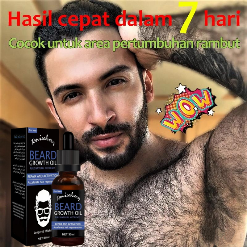 Serum Penumbuh Brewok Penumbuh Kumis Cepat Serum Penumbuh Jenggot Serum Kumis Pria Beard Serum Minya