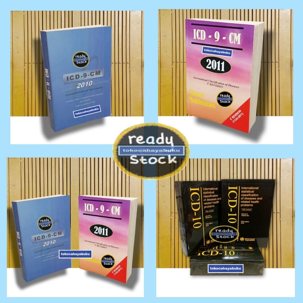 ICD 10 Jilid 1,2&3, ICD-9-CM 2010, ICD-9-CM 2011