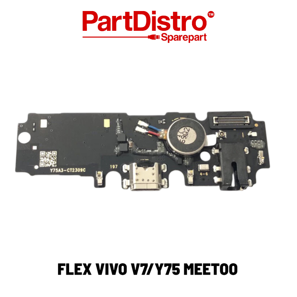 BOARD CONNECTOR CHARGER VIVO 1718 V7 / PCB KONEKTOR CAS VIVO V7 / CON HF VIVO V7 - MEETOO